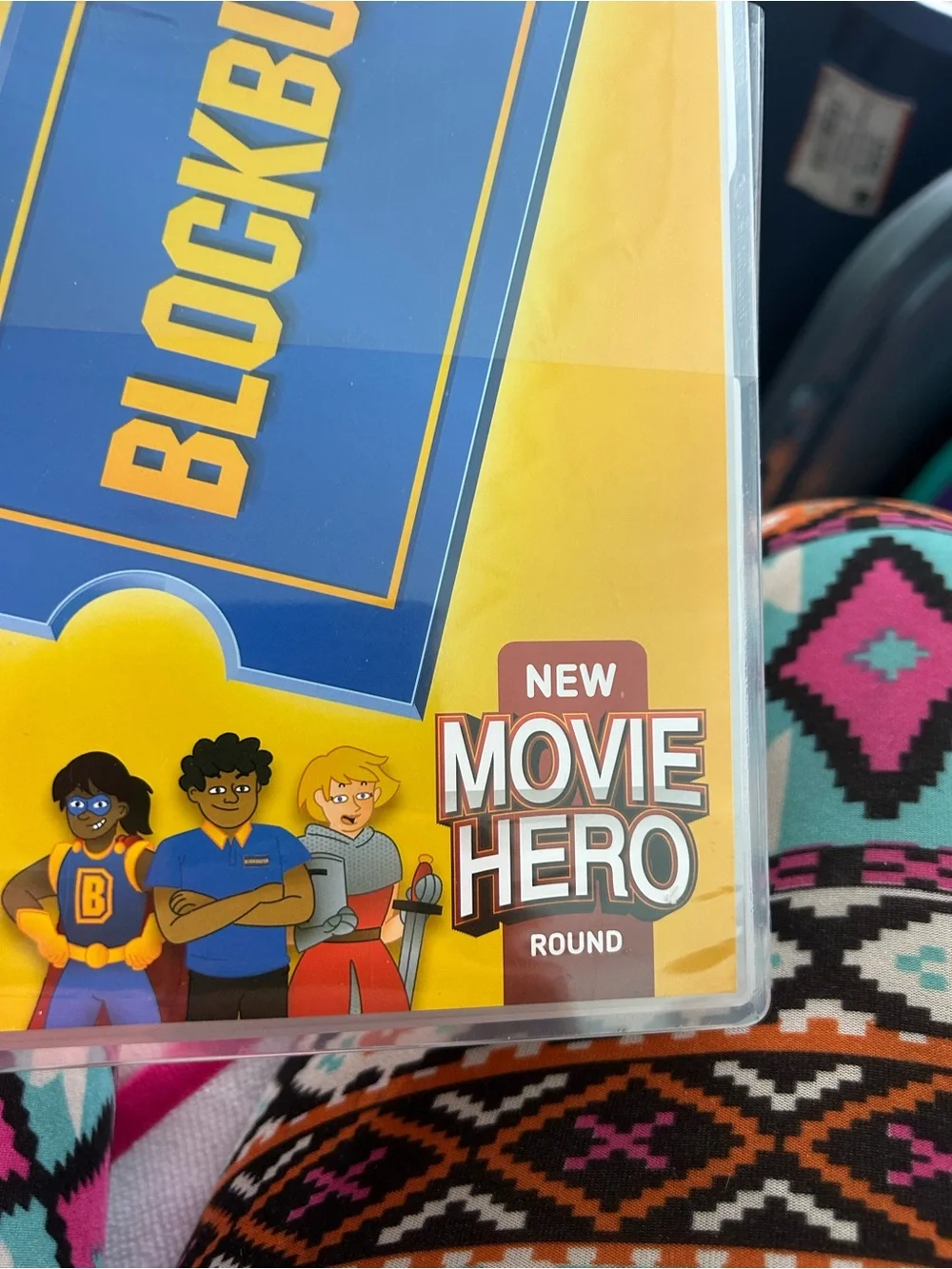 Movie Hero Party Game - Yellow & Blue